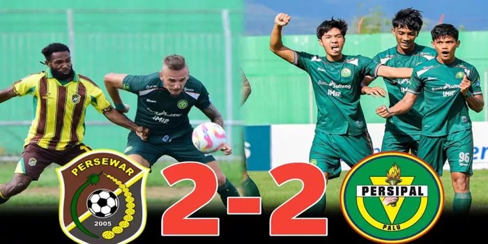 Liga 2 – Persewar Waropen Dan Persipal PU Bermain Imbang 2-2