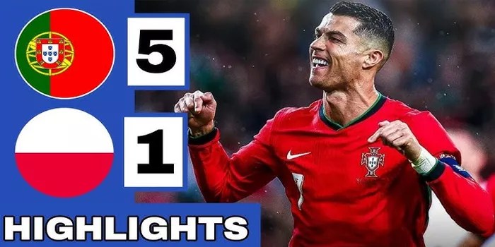Portugal Menaklukkan Poland 5-1 Dengan Penampilan Gemilang
