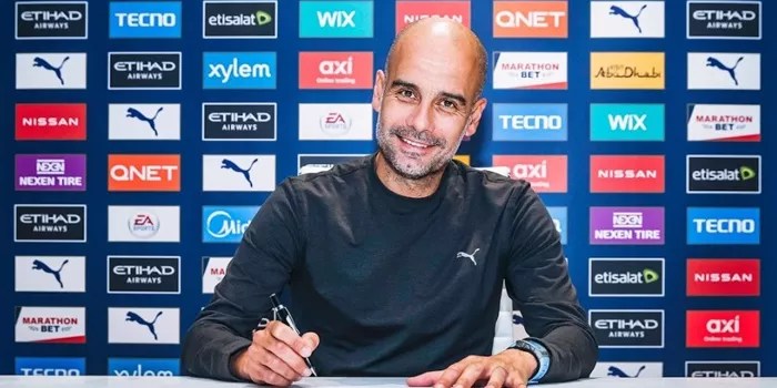 Guardiola Perpanjang Kontrak di Manchester City Hingga 2026!