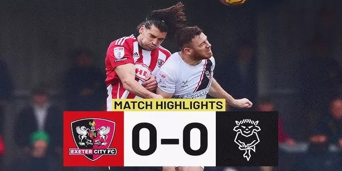Pertandingan Seru Exeter dan Lincoln Berakhir Imbang 0-0