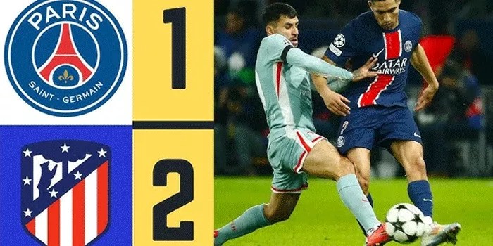 Momen Tak Terlupakan Atlético Madrid Menaklukkan PSG di Liga Champions