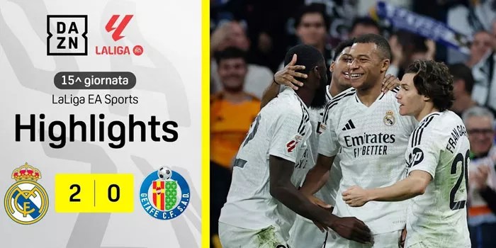 Real Madrid Raih Kemenangan, Getafe Berakhir Di Bantai: Skor 2-0