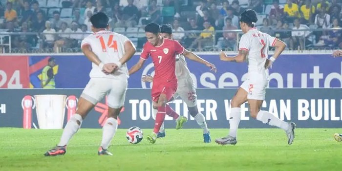 Pemain Myanmar Gebok Marselino Ferdinan di Piala AFF 2024, Kacau!