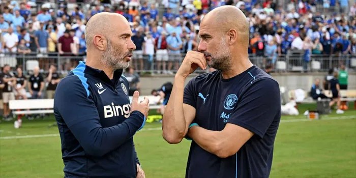 Enzo Maresca Bersiap Pasang Badan Membela Pep Guardiola