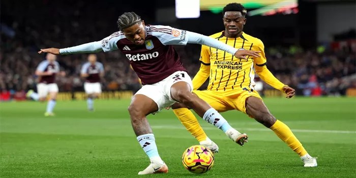 Aston Villa 2-2 Brighton: Tariq Lamptey Selamatkan Poin Brighton dari Aston Villa