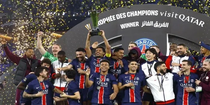 PSG Berhasil Juara Piala Super Prancis, Dembele Pahlawannya