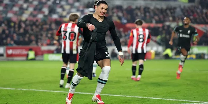 Darwin Nunez Menggila Di Injury-Time, Liverpool Kalahkan Brentford
