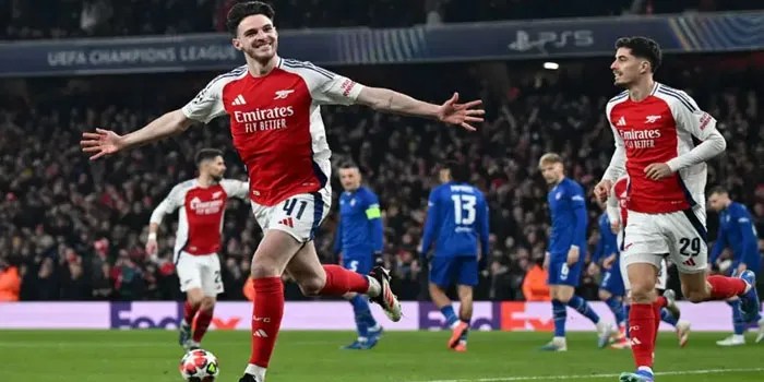 Declan Rice Tanda Tangani UCL dengan Tiker ke Arsenal Aman