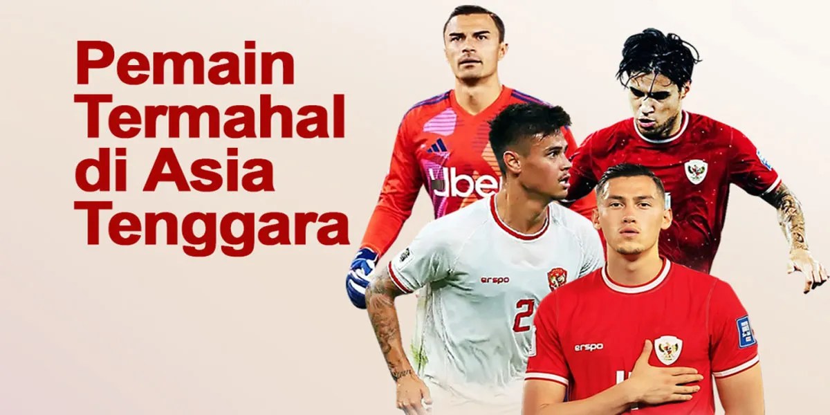 5 Pemain Timnas Indonesia Garuda Jadi Player Termahal di Asia Tenggara