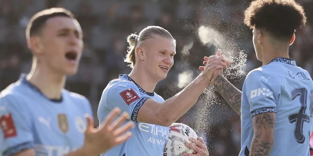 Erling Haaland Jadi Tumbal Kemenangan Manchester City di FA Cup