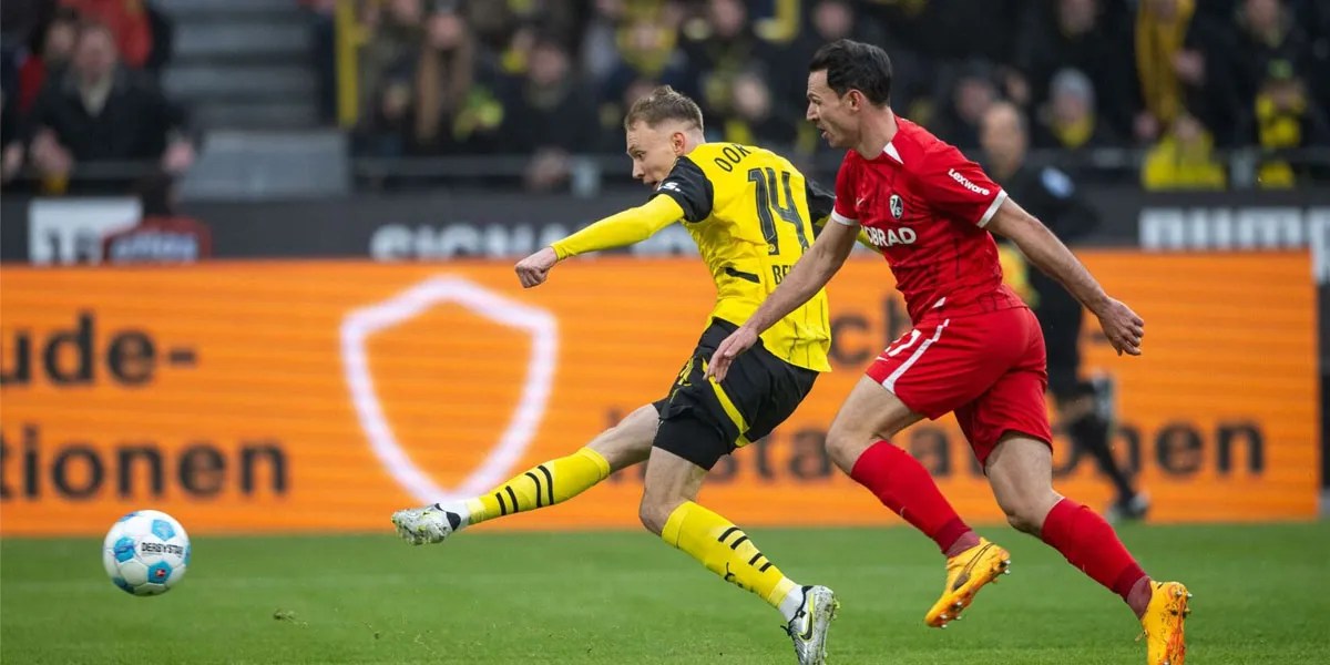 Dortmund Hancurkan Tuan Rumah Freiburg 4-1 dalam Perburuan Empat Besar