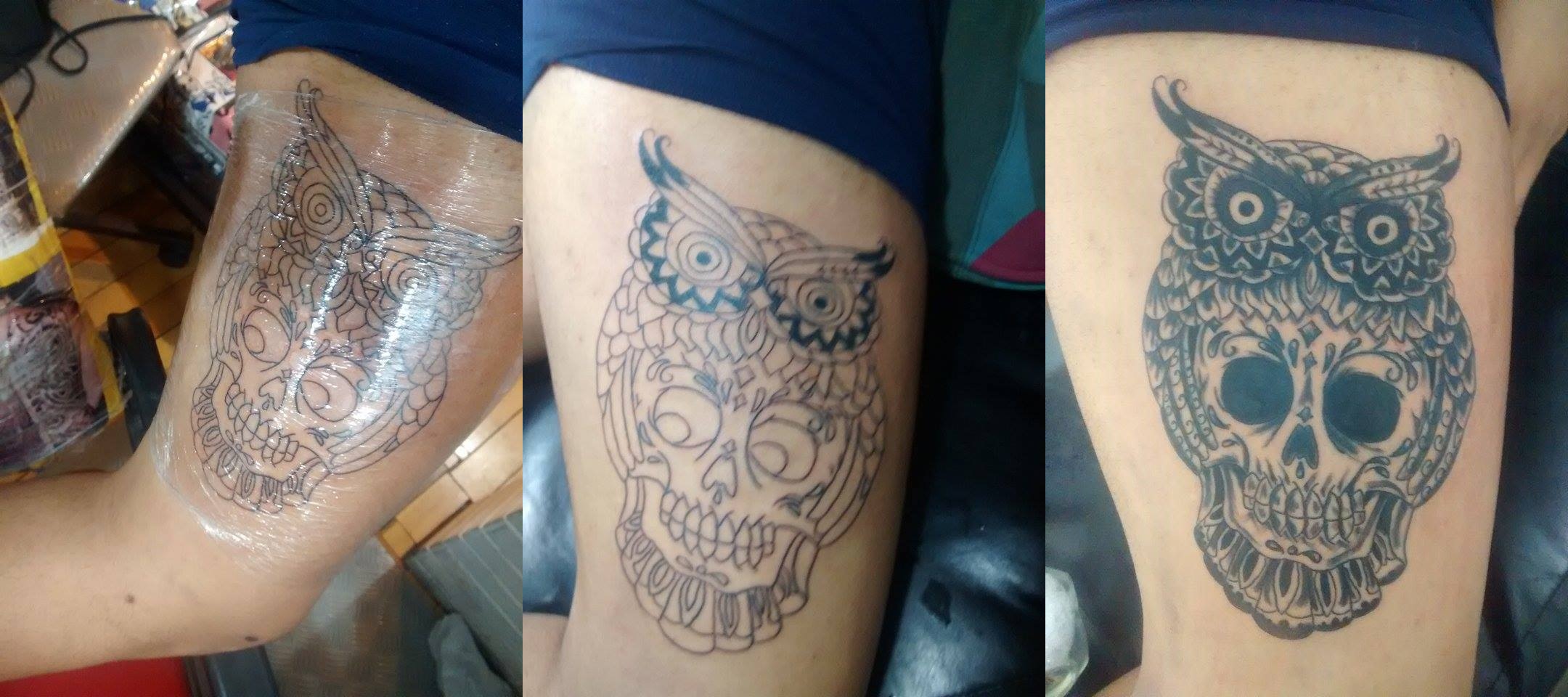 Caveira mexicana coruja tatuagem 43 Tatuagens De Corujas E Mochos Com Caveiras Com O Significado