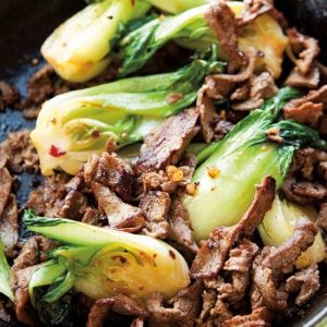 Beef Stir-Fry & Bok Choy, Jasmine Rice (Kid's Portion)
