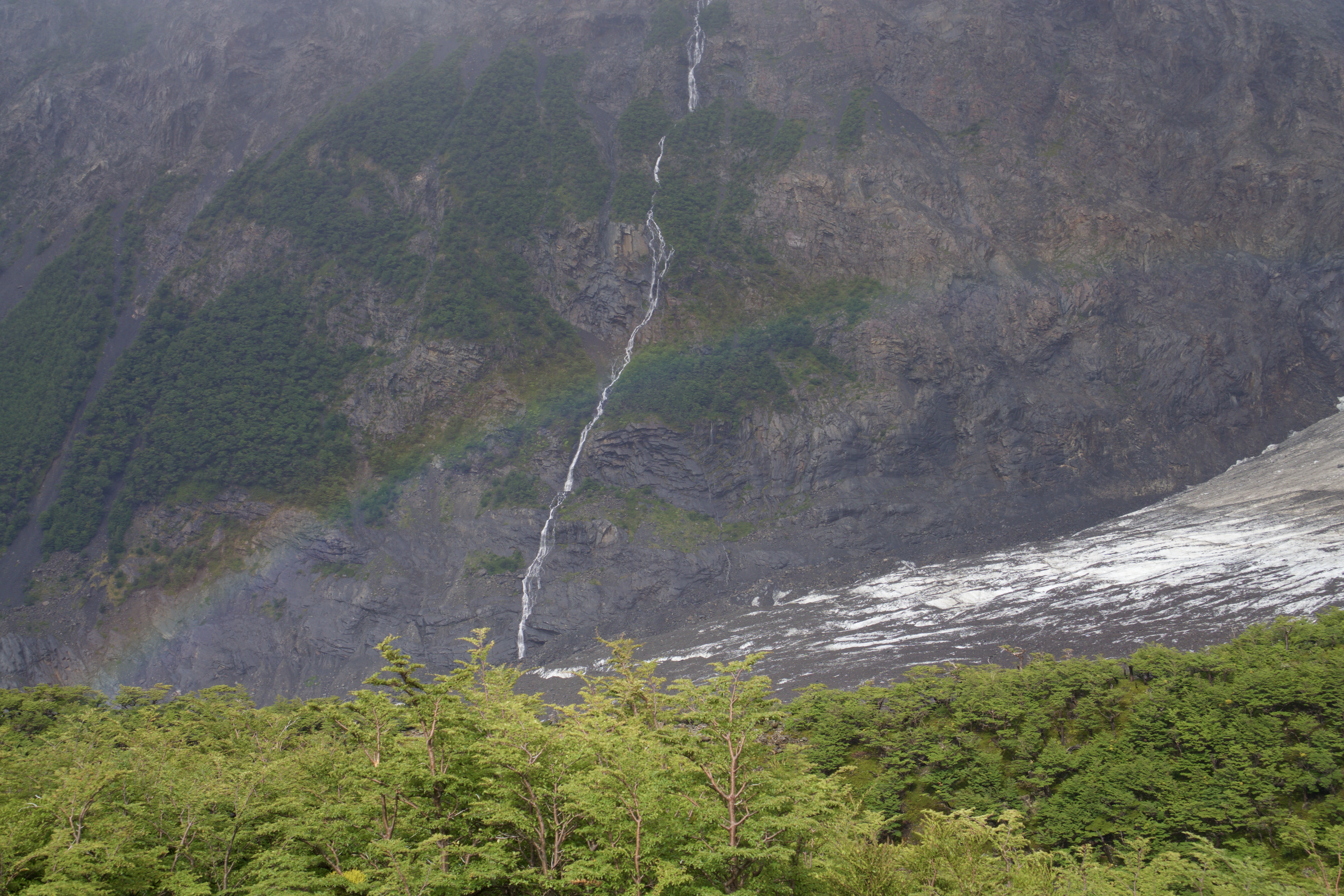 - A rainbow appeared just as we broke through the treeline after hiking through 3 hours of rain and hail in the French Valley