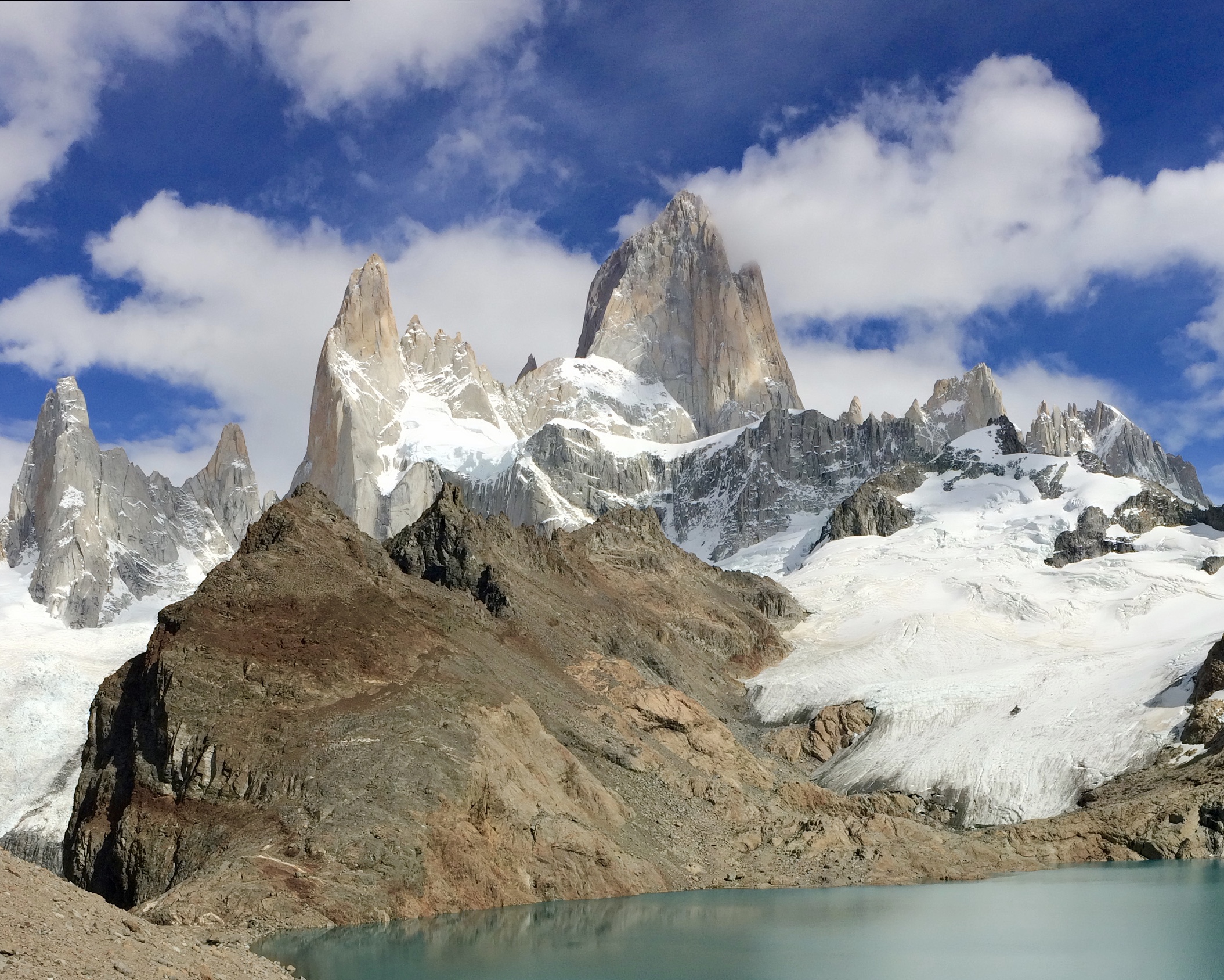 The view at the end of the hike to Monte Fitz Roy; maybe the best day hike in the world