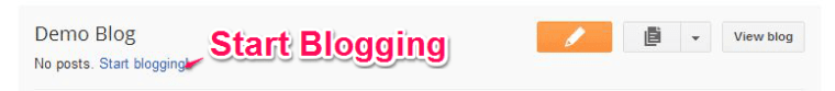 Blogger - Start Blogging