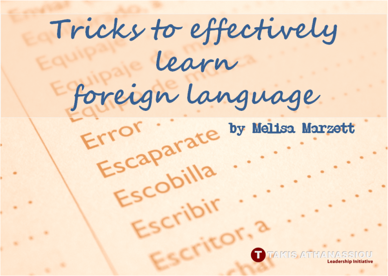 Tricks to effectively learn foreign language