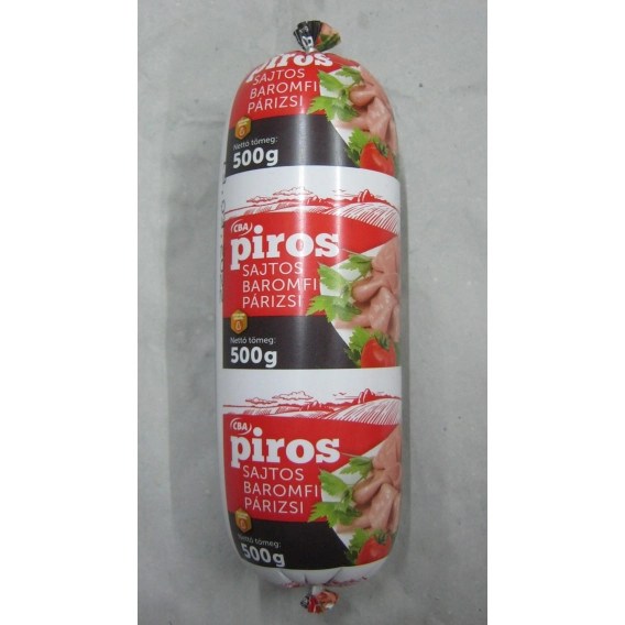 CBA P. sajtos baromfi párizsi 500g