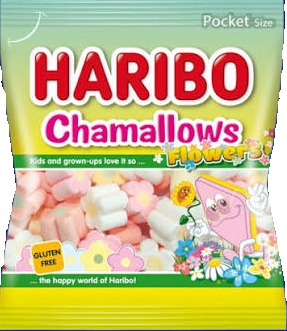 Haribo pillecukor 90g Chamallow Flower