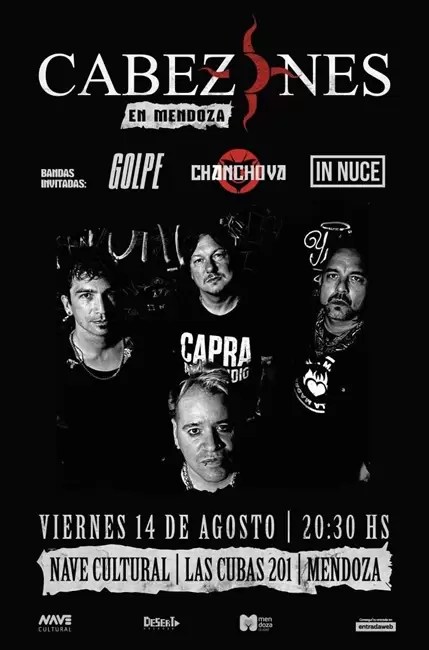 Cabezones celebra 20 años de «Bienvenidos» en Mendoza