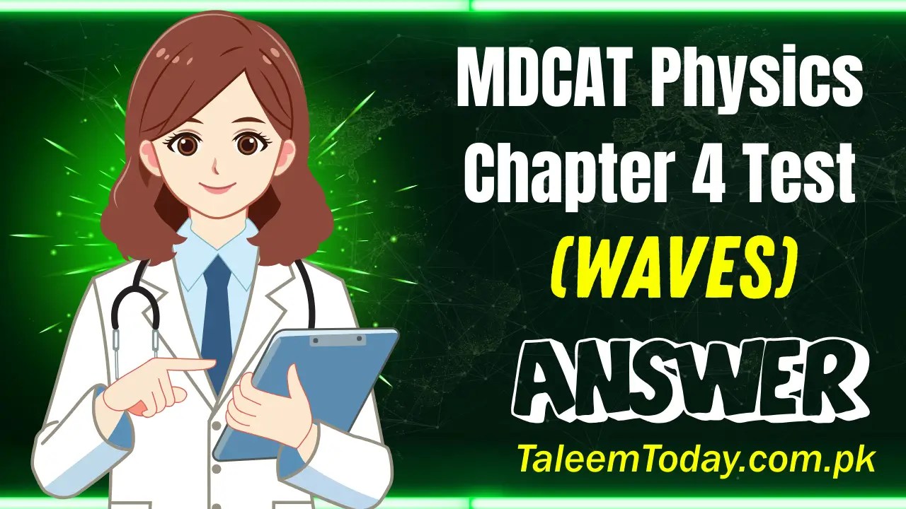 MDCAT Physics Chapter 4 Test