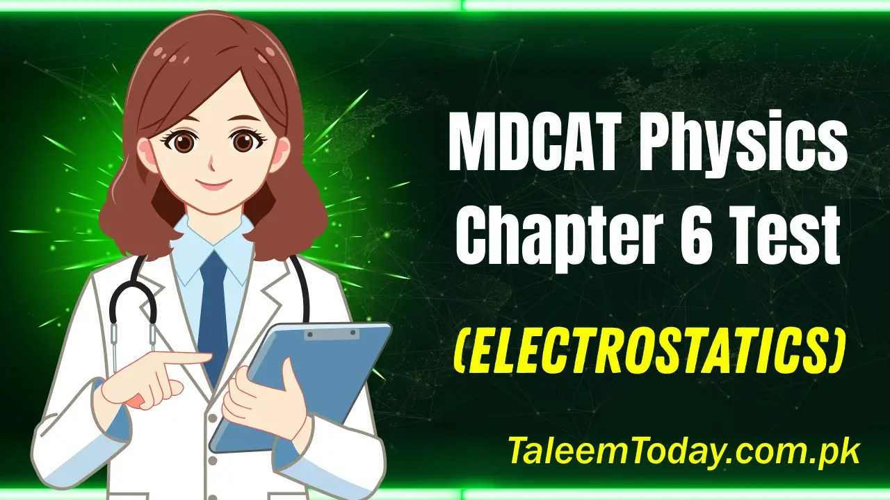 MDCAT Physics Chapter 6 Test