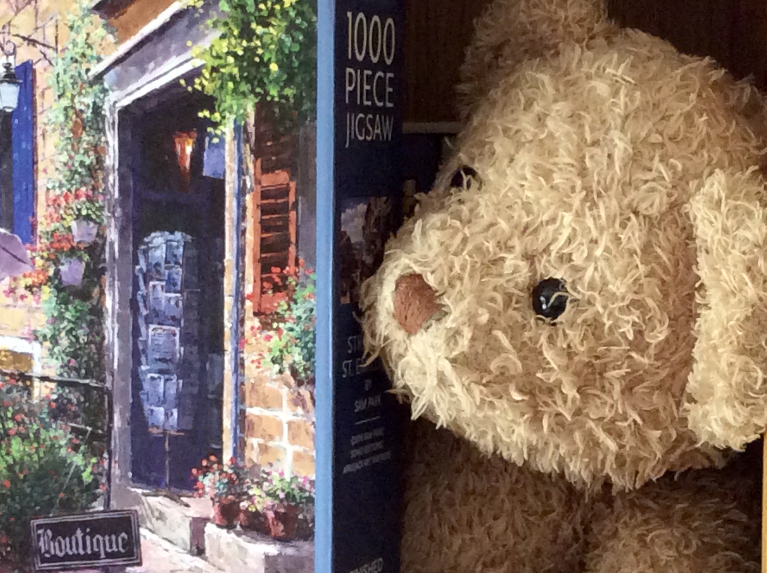 Behind the jigsaw