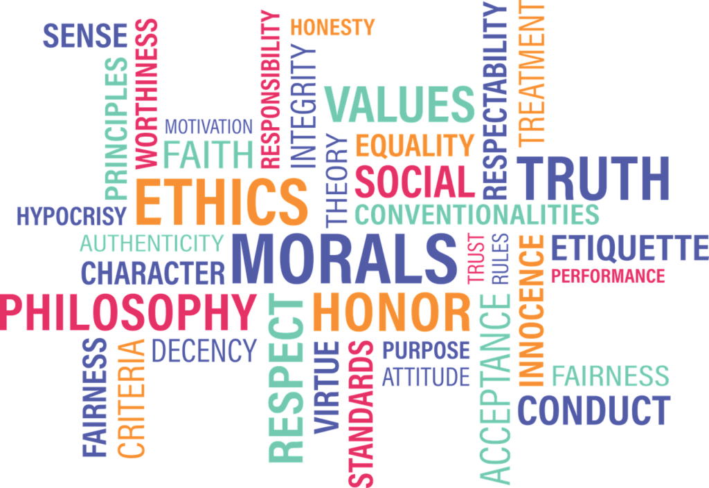 Image showcasing good moral values
