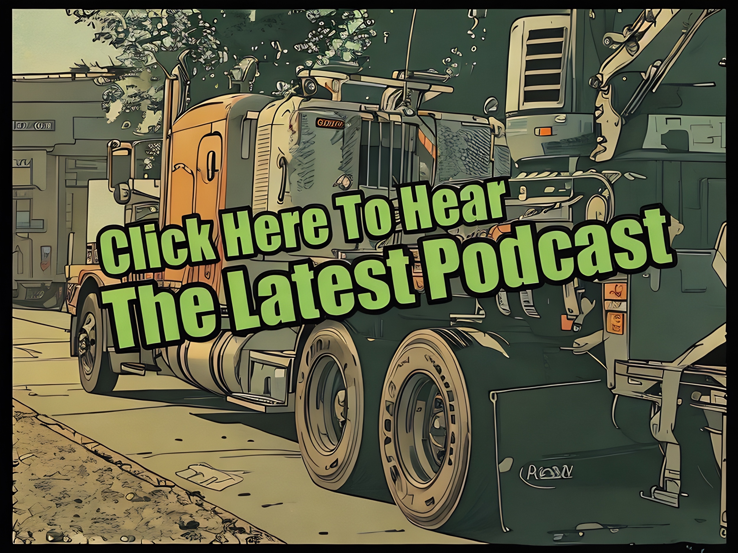 Trucker Is Up A Creek