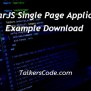 AngularJS Single Page Application Example Download