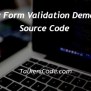 JQuery Form Validation Demo With Source Code