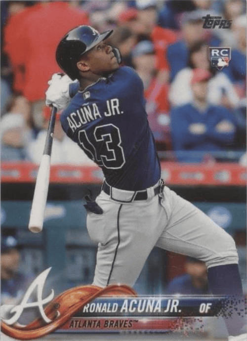 RONALD ACUNA JR.【PSA9】ルーキーカード / 2018 Donruss Optic / HOLO 