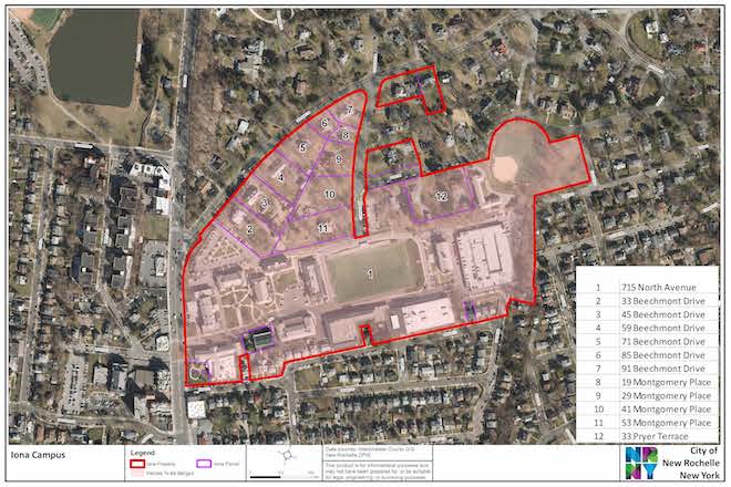 Iona College Campus Map Iona College Files Request With City To Expand Campus Footprint Into Residential Section Of New Rochelle - Talk Of The Sound