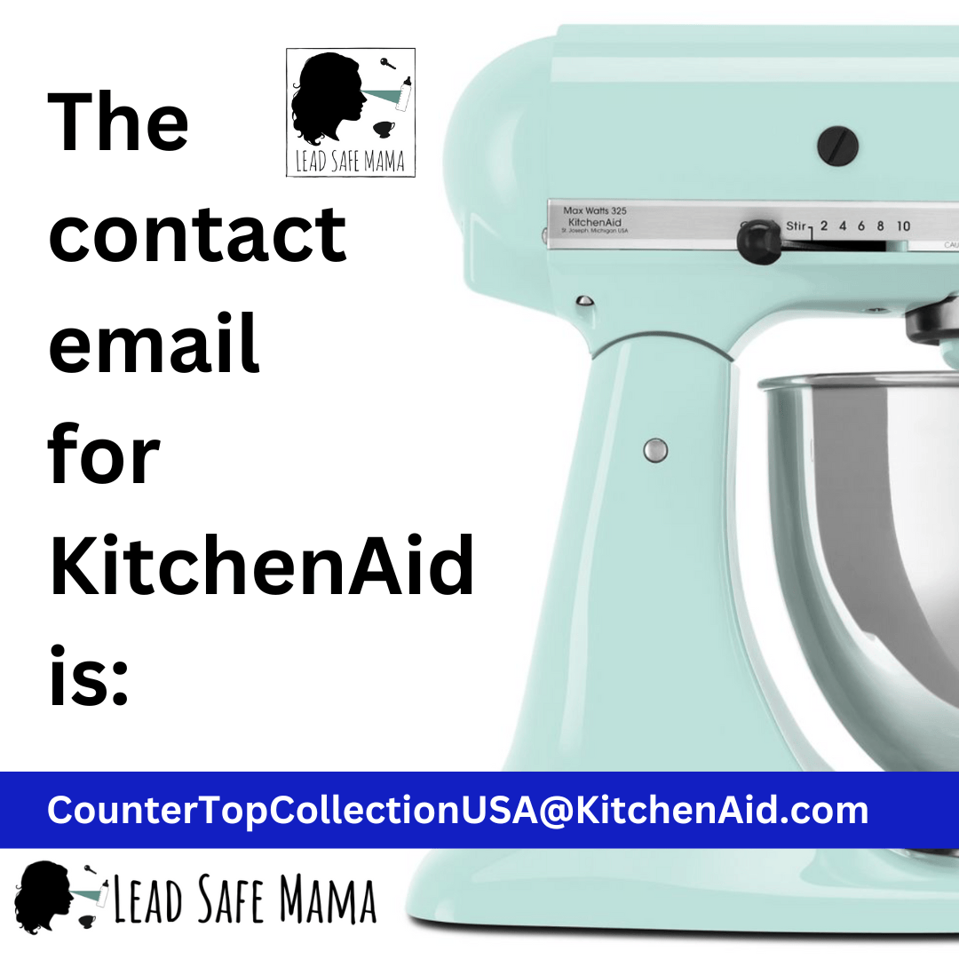 KitchenAid contact information example