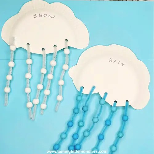 Learn about the different types of storms you can get and develop fine motor skills at the same time. Storm Cloud Threading is a fun and easy fine motor activity for toddlers and preschoolers. No matter if you choose to explore rain, snow, or lightning storms, these clouds are perfect for teaching your class about the weather.