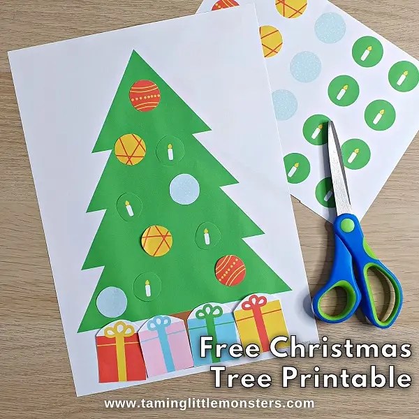 Free Christmas Tree Printable for Kids - Taming Little Monsters free-christmas-tree-printable-for-kids-taming-little-monsters