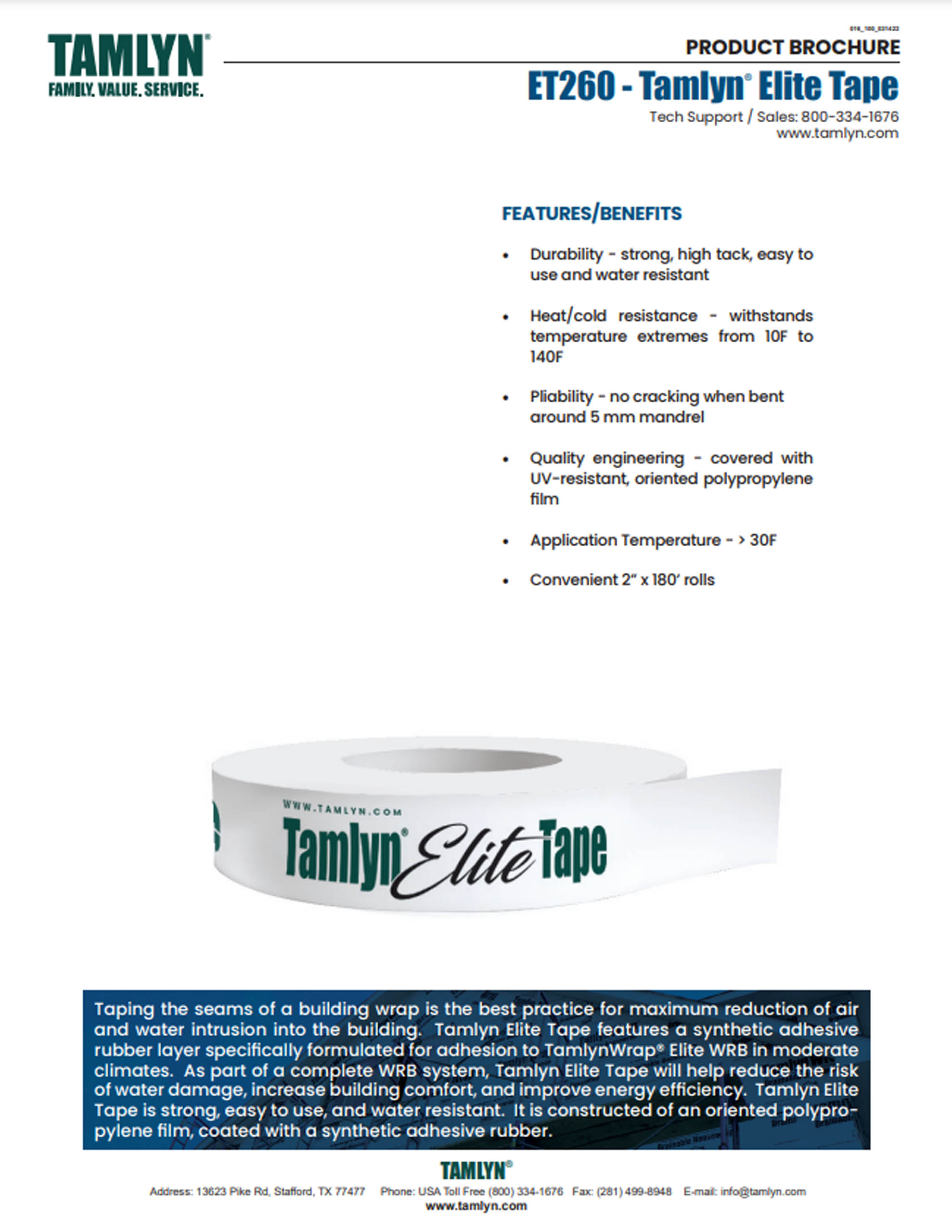 Brochures – Tamlyn