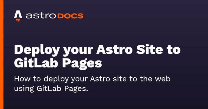 Deploy Your Astro Site To Gitlab Pages Docs - Download Amazing Ocean Illustration | 4K