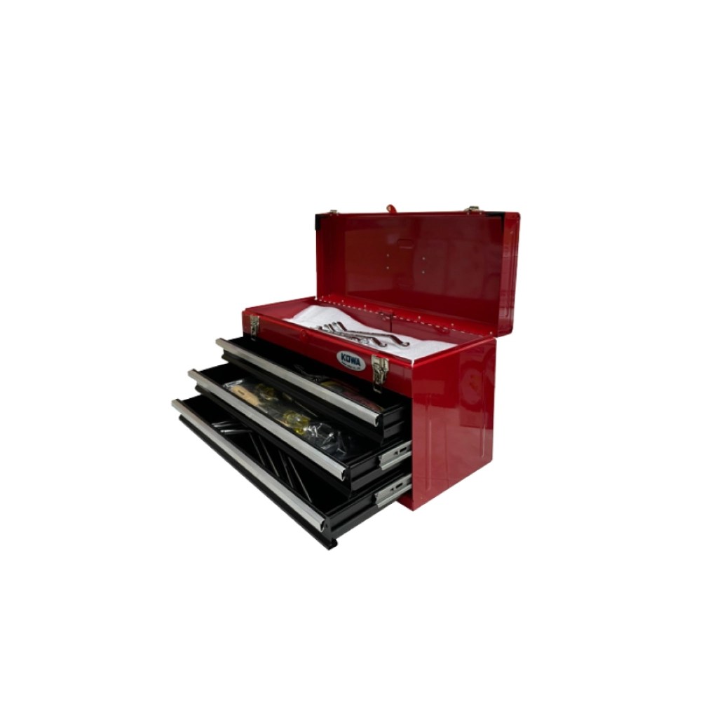 KOWA กล่องเครื่องมือช่างพกพา พร้อมชุดเครื่องมือ 29 ชิ้น (Portable Tool Box with Technician Tool 29 Items)
