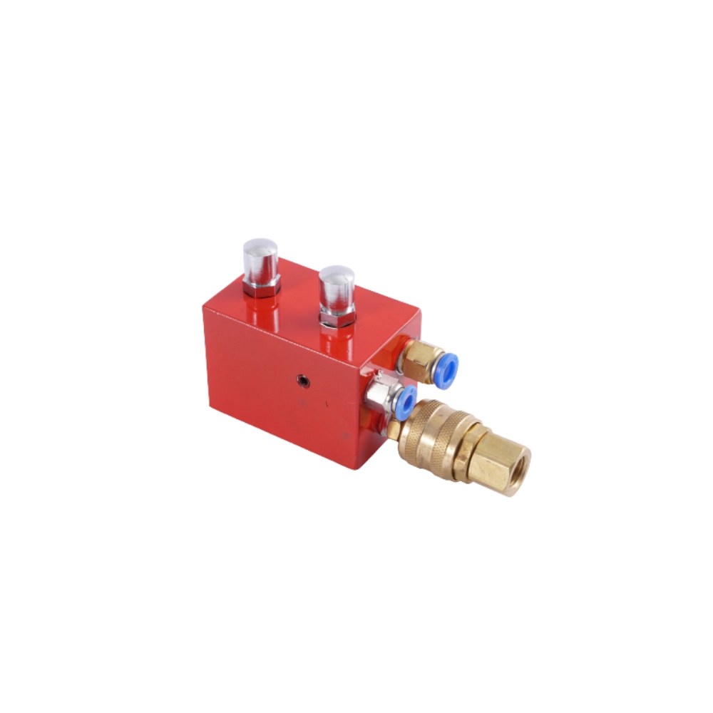 KOWA ชุดวาล์วลมไบค์ลิฟท์แท่นยกรถมอเตอร์ไซค์ รุ่นขา X (Block Valve Control)