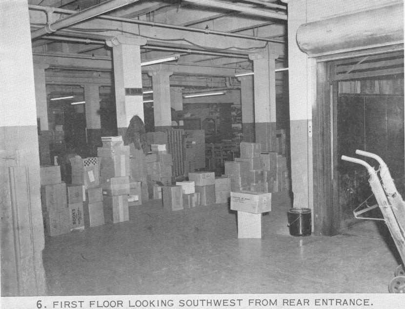 Looking SW from Rear Entrance