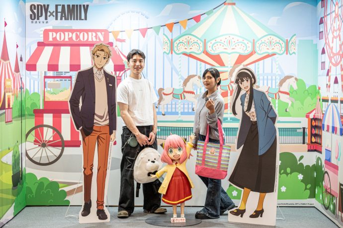 ▲SPYxFAMILY 間諜家家酒》造景合影區。(圖/高雄夢時代提供)