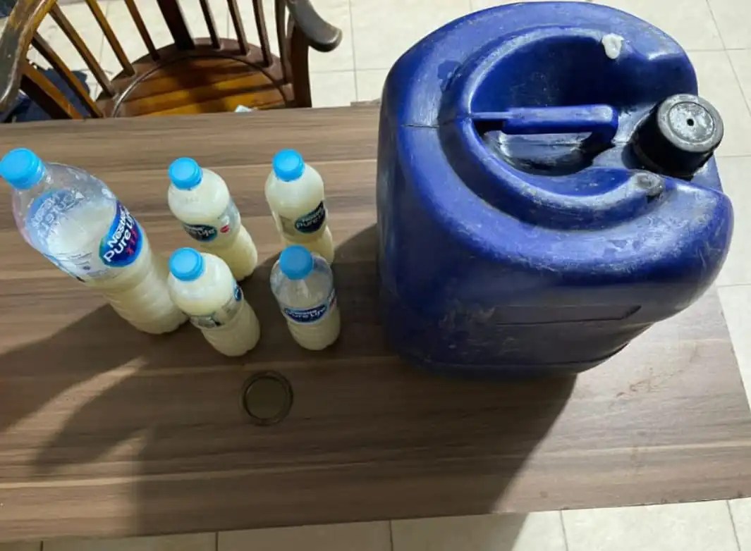 Barang bukti miras