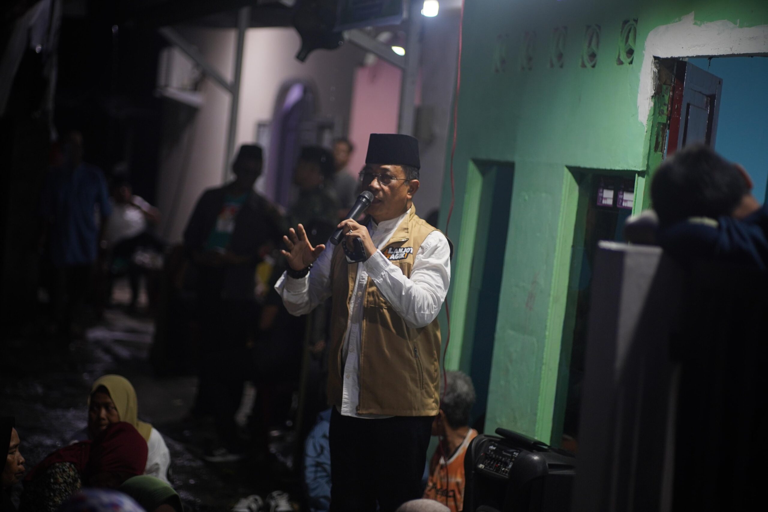 Calon wakil Gubernur Kalimantan Barat nomor urut 1, Didi Haryono saat silaturahmi di Kecamatan Pontianak Timur (Foto: Tim Media Midji-Didi)