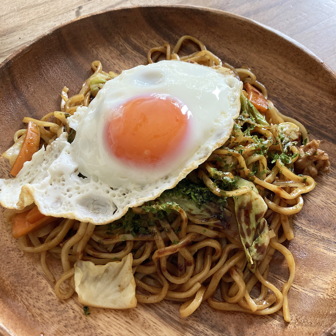 目玉焼きと一緒に食べるしあわせ