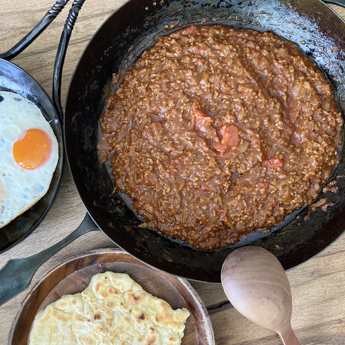 たっぷりキーマカレー