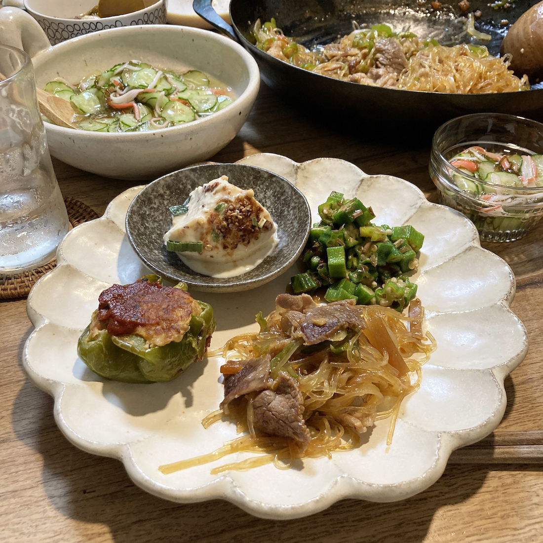 甘めの味付けでお箸が進むチャプチェ