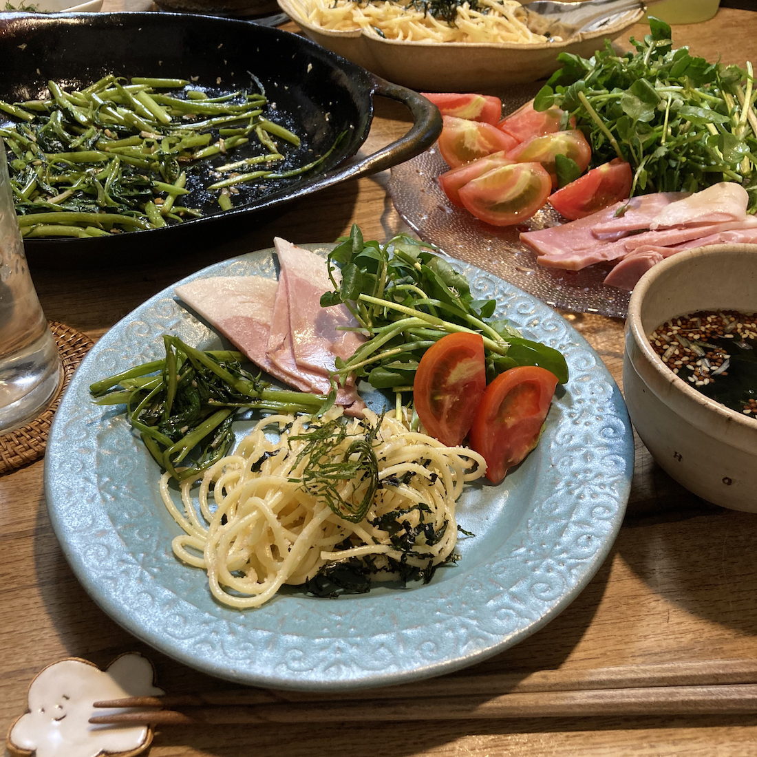 空芯菜の炒め物