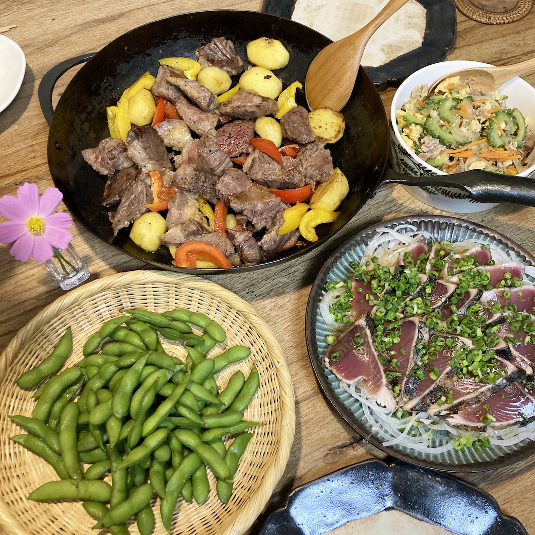 そのまま食卓へ