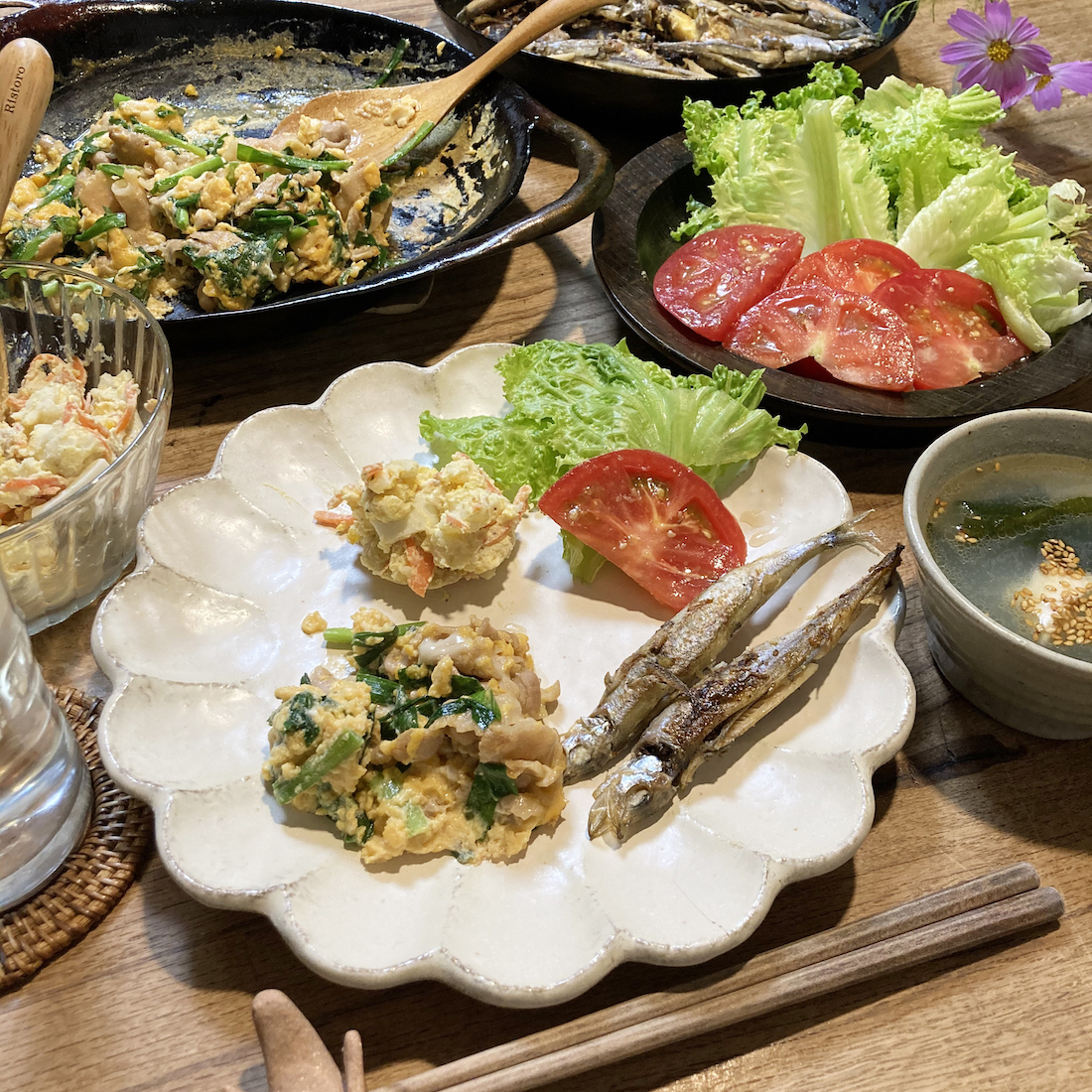 ニラ＋豚＋たまご＝うまいに決まってる